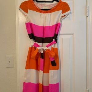 Kate Spade Silk Striped Dress